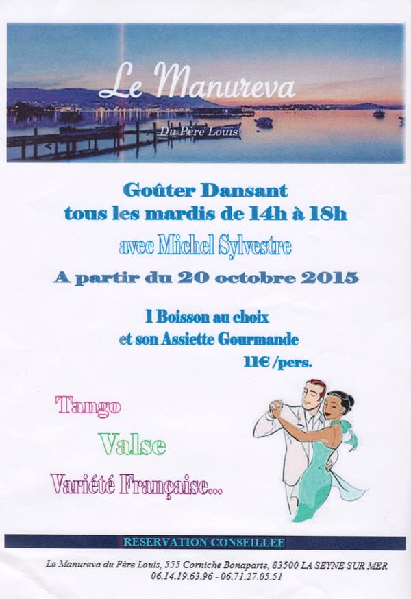 manureva goûter dansant